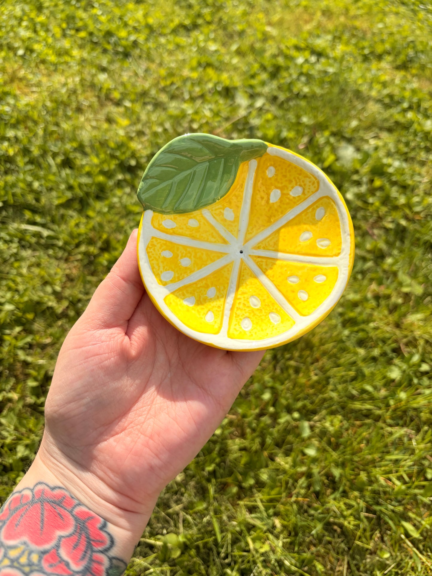 Rökelsehållare citron