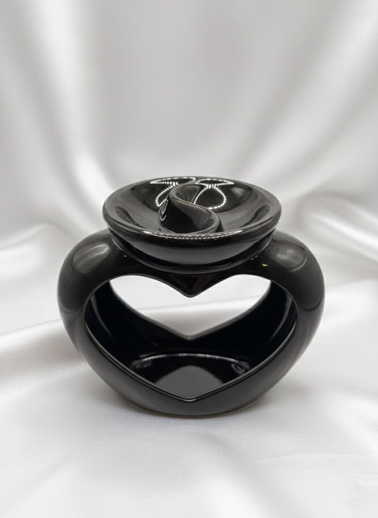 Hjärtlykta svart